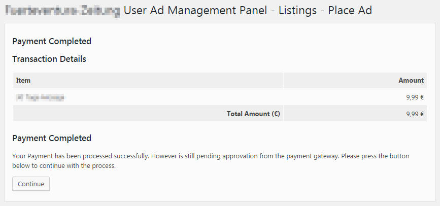 Wire transfer & cheques payment gateway for AWPCP